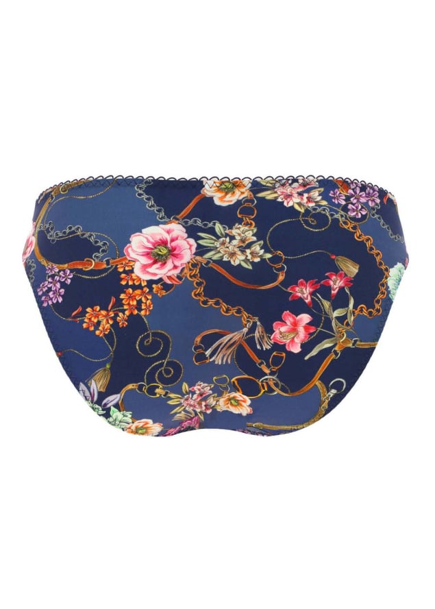 Slip Charme Antigel de Lise Charmel Bleu Foulard